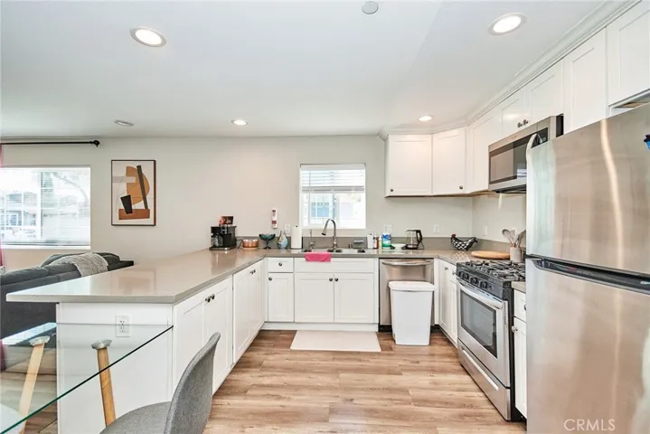 shared kitchen area