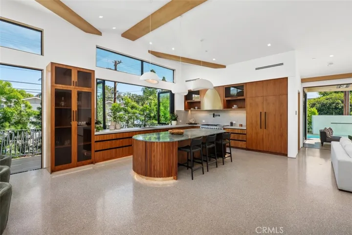 Beautiful walnut custom cabinetry