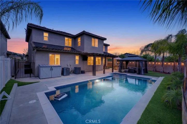 Digitally enhanced from the original pic of daylight now twilight pic of the same exact pic of daylight.