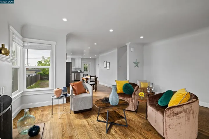 Living Room Overlooking Dining Room