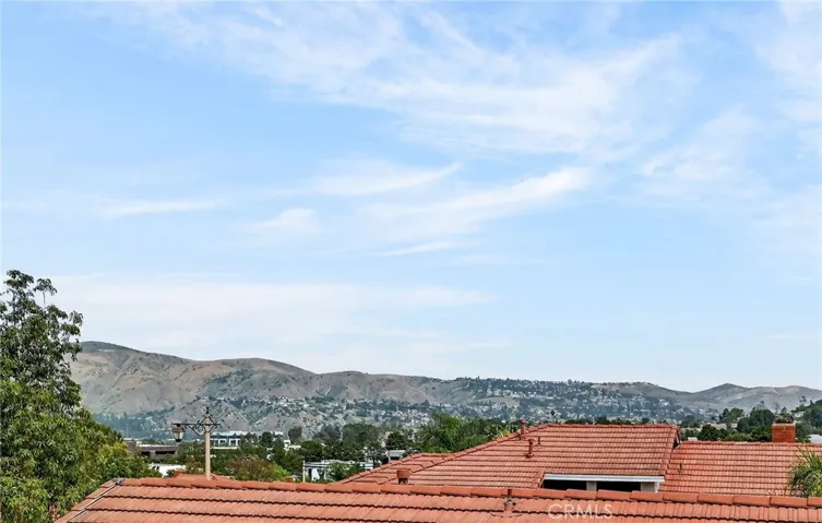 View from bedroom on the East side of the house