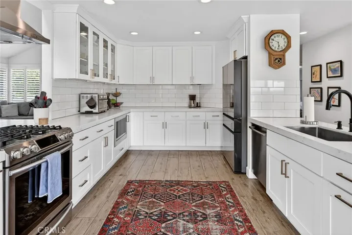 Spacious kitchen has been remodeled 
