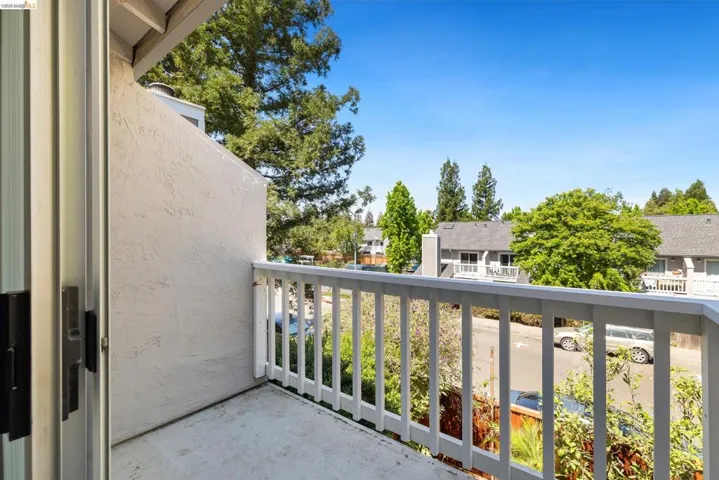 Balcony with a residential view