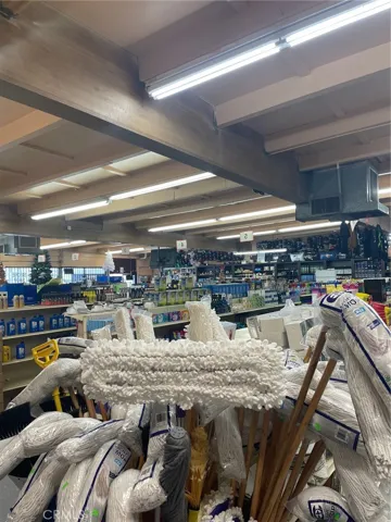 Interior view of market