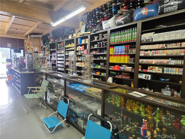 Interior view of market