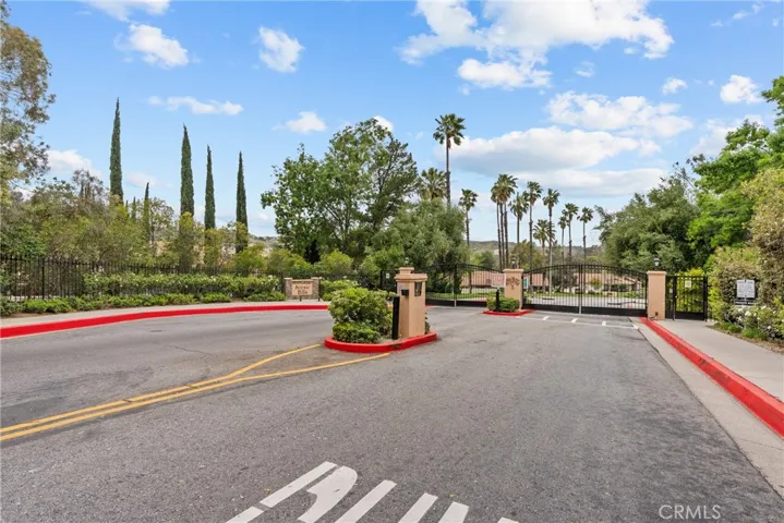 Gated entry.