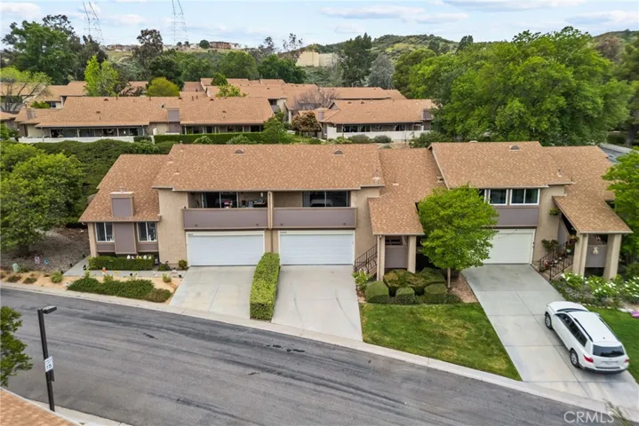Aerial view of home.