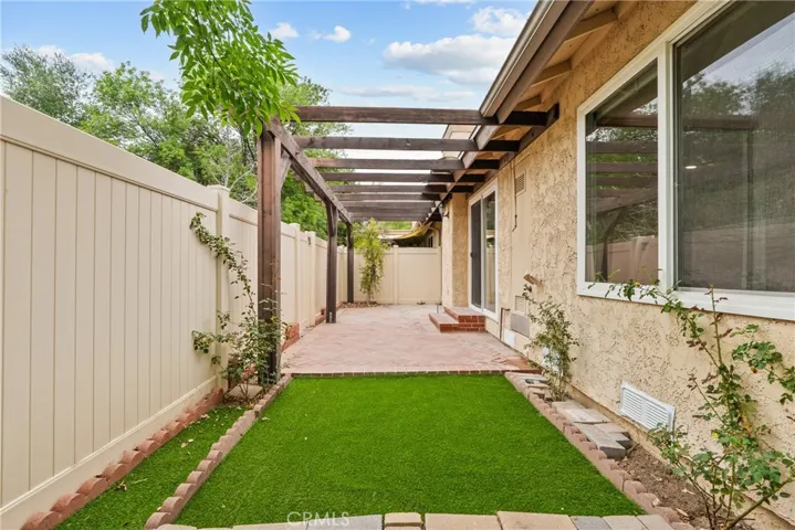 Backyard patio