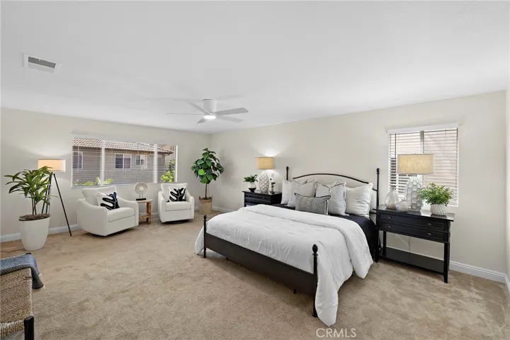 Oversized primary bedroom