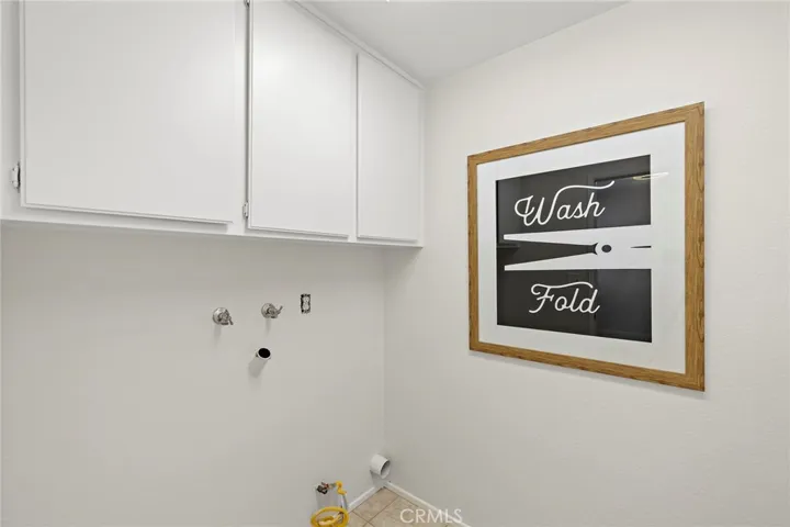 Upstairs laundry