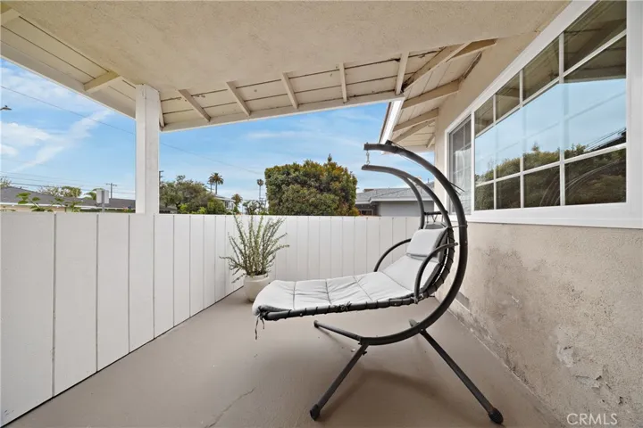 Gated Patio outfront