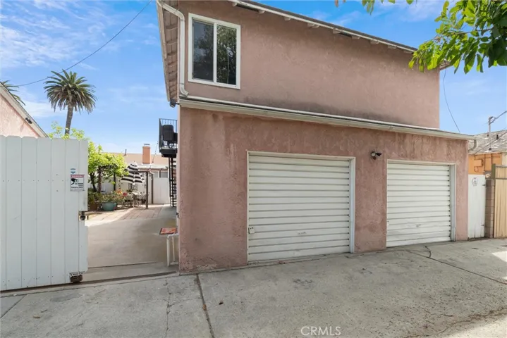 Garages off back alley