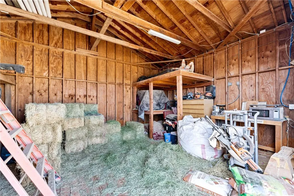Interior of Hay Barn