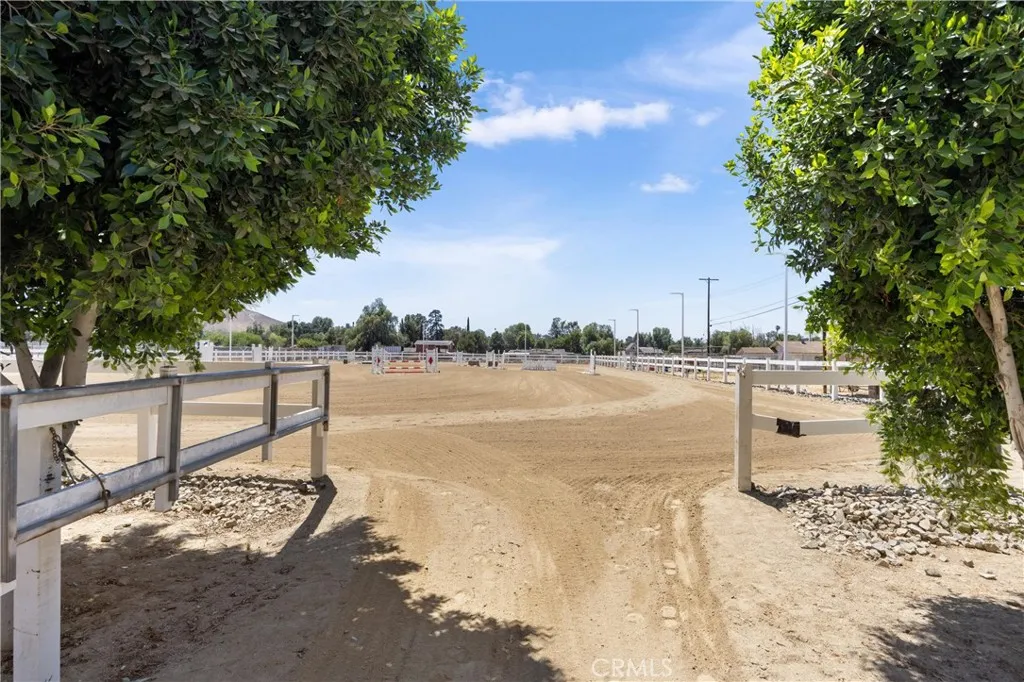 View into Riding Arena