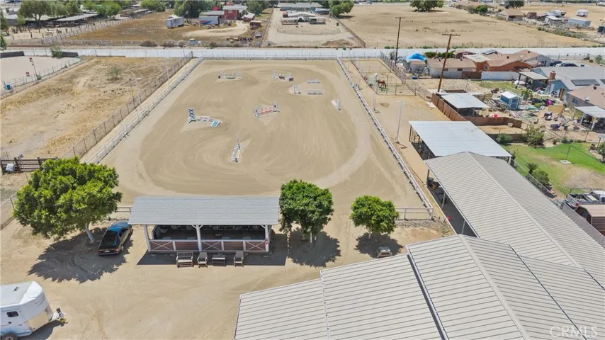 Aerial view of Riding Arena