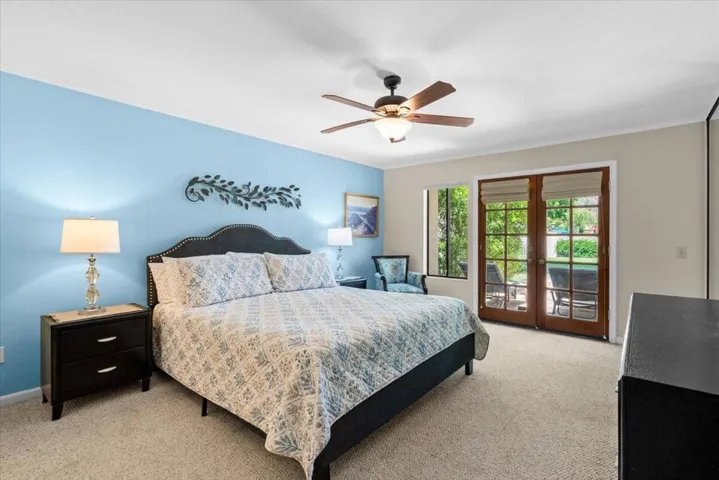 Spacious primary suite