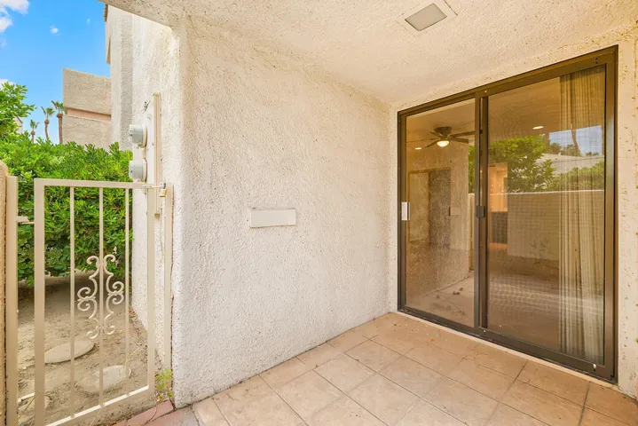 Bedroom patio