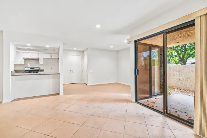 Living and dining area