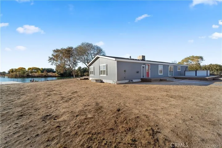 South side of house