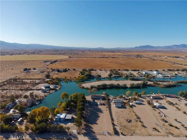 Aerial lake view