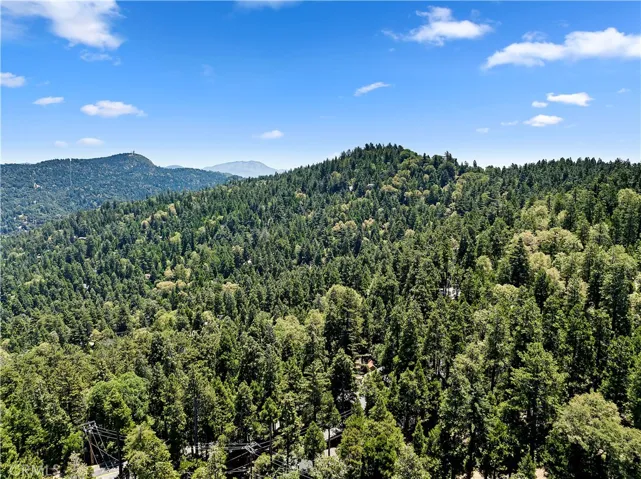 Drone photo above home