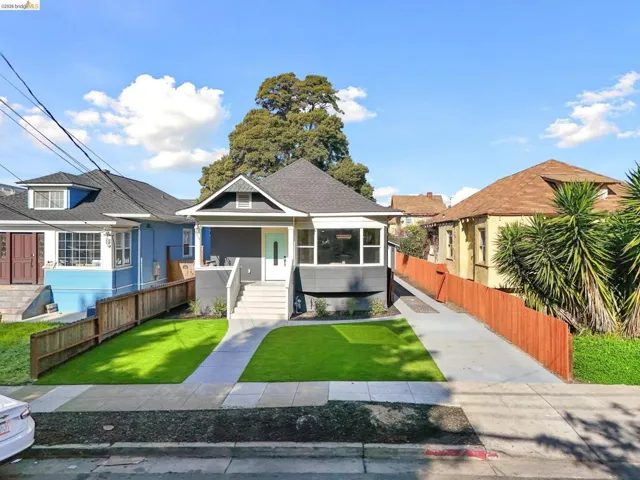 Bungalow featuring a porch and roof with shingles