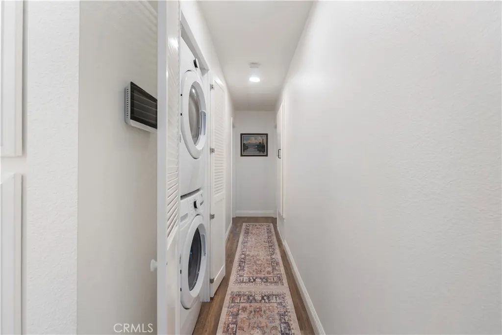 Hallway with Inside Laundry