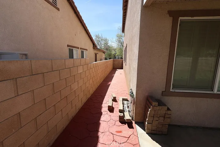 East side patio