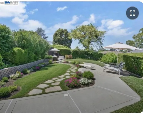 Not actual depiction. Possible look at what backyard might look like if pool is removed.