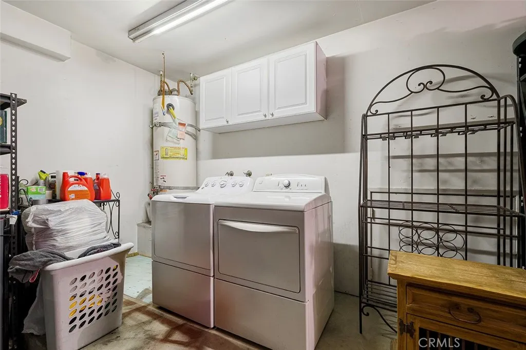 Laundry in Garage