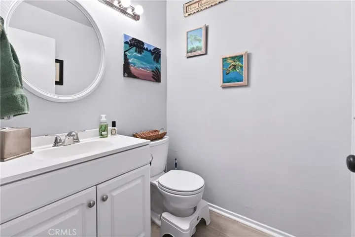 Downstairs half bath