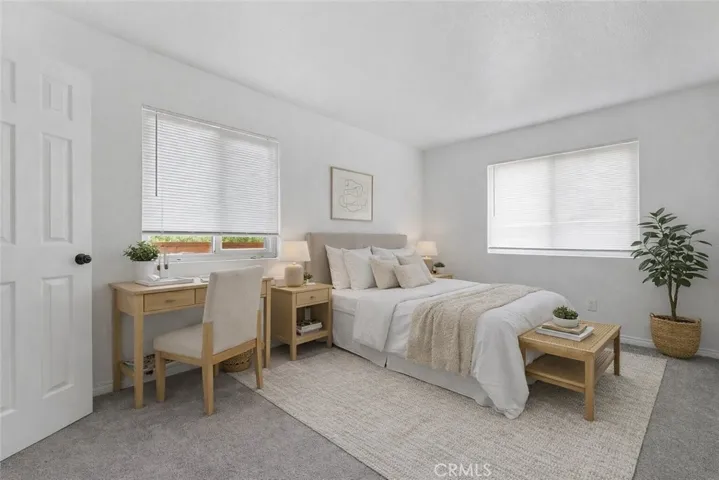 Bedroom virtual staging.