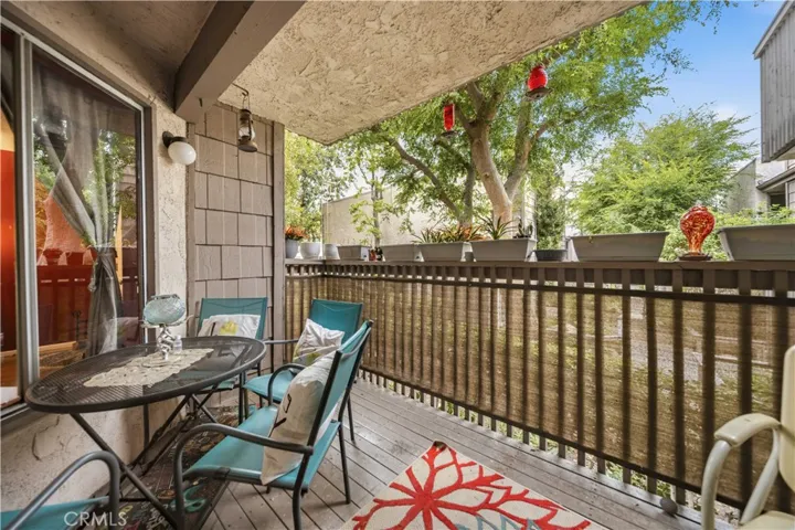 Patio off kitchen dining room