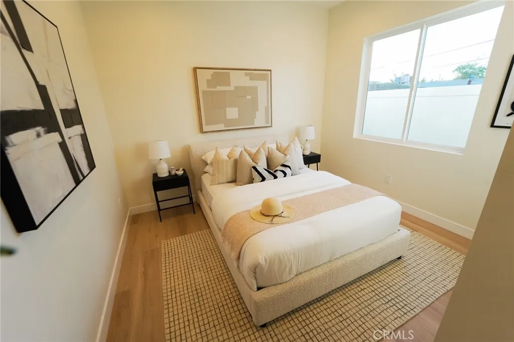 Staged before tenant moved in