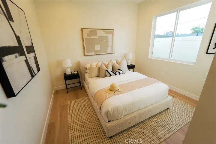 Staged before tenant moved in