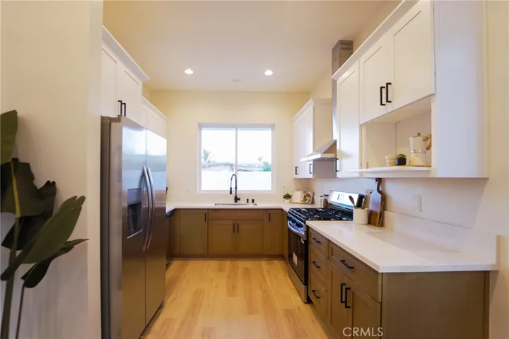 Staged before tenant moved in