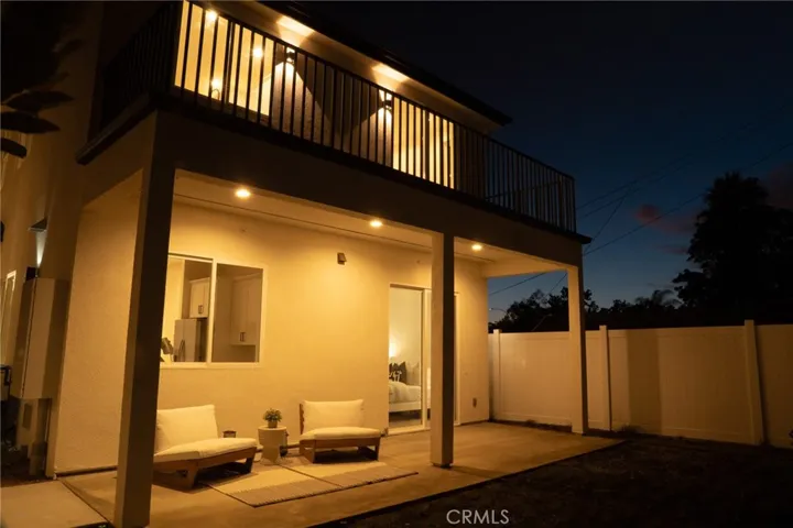 Staged before tenant moved in