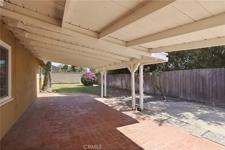 private backyard