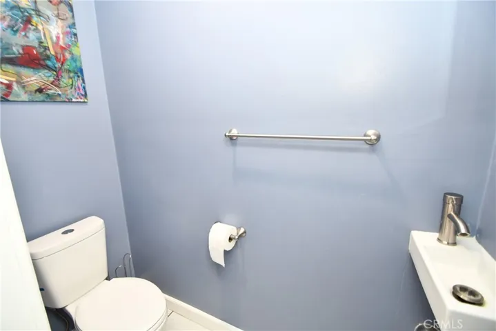 Half Bath in Hall