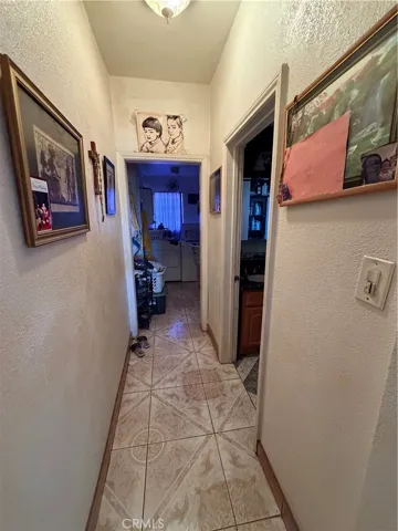 Hallway to laundry in main house