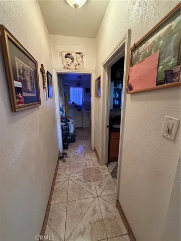 Hallway to laundry in main house