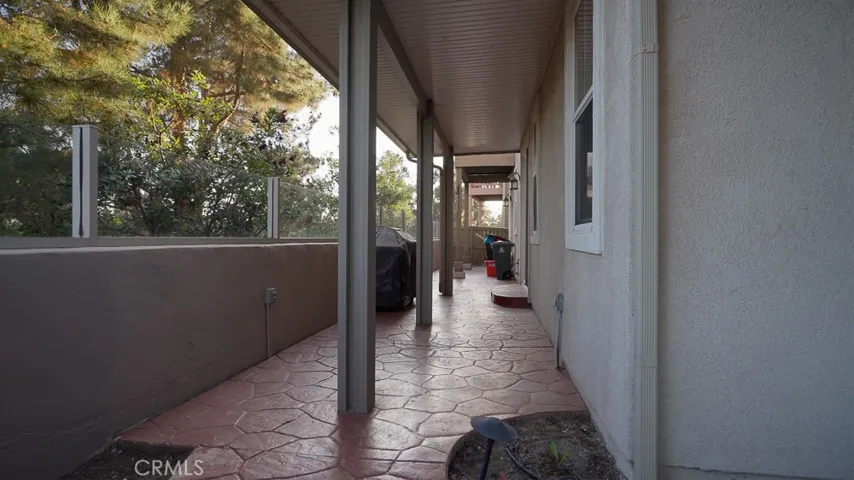 Rear of home.