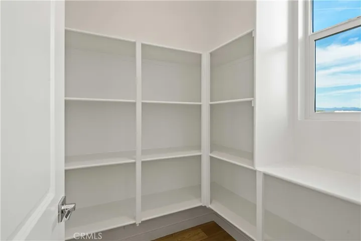 Large Walk-in pantry with window