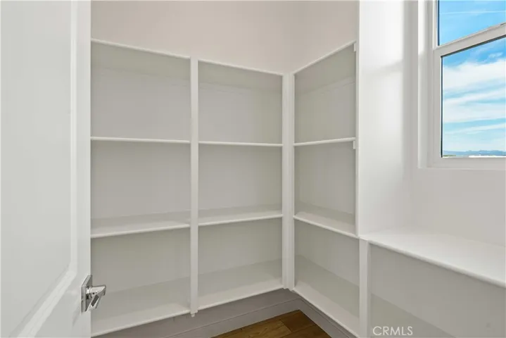 Large Walk-in pantry with window
