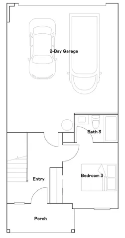 Residence 1 - level 1 floorplan