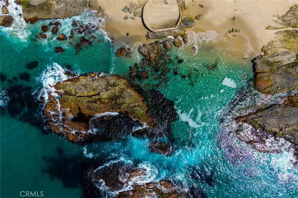 Natural pool at Victoria Beach