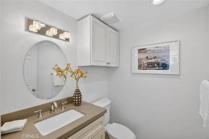 Half bathroom downstairs