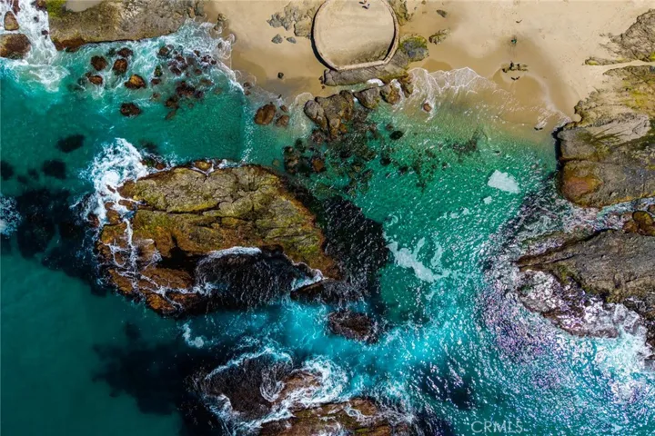 Natural pool at Victoria Beach
