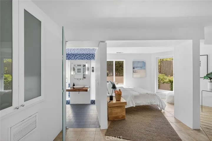 Downstairs bedroom and bathroom