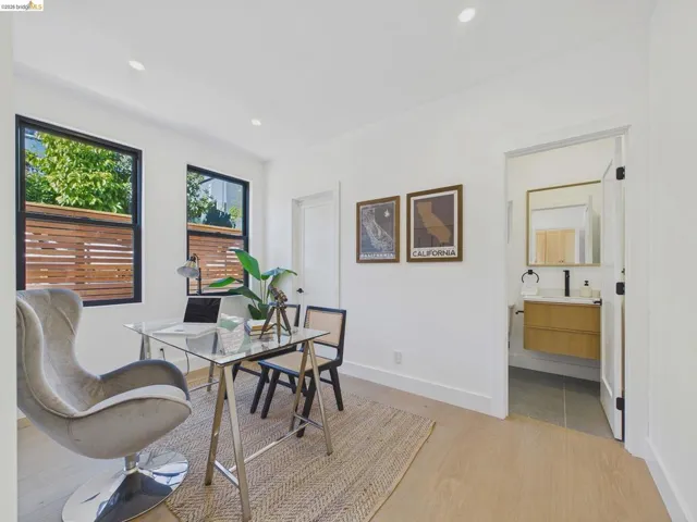 Bedroom suite at main level stage as Office